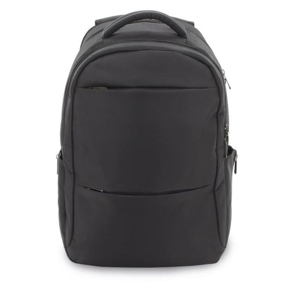 MOCHILA PIERRE DELONE G-178 SAINT-TROPEZ NEGRO - 30*46*15CM - PARA PORTÁTILES HASTA 17'/43CM - MALLA PARA BOTELLA - BOLSILLO TRA