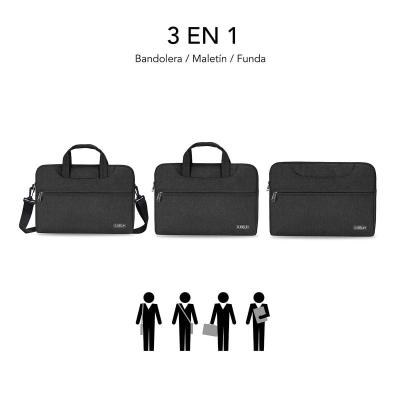 Funda Subblim Business para Portátiles hasta 14'/ Negra