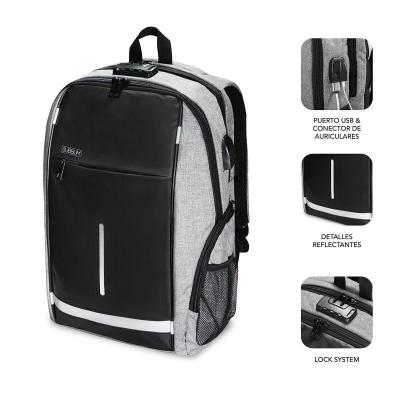 Mochila Subblim Business Lock para Portátiles hasta 16'/ Puerto