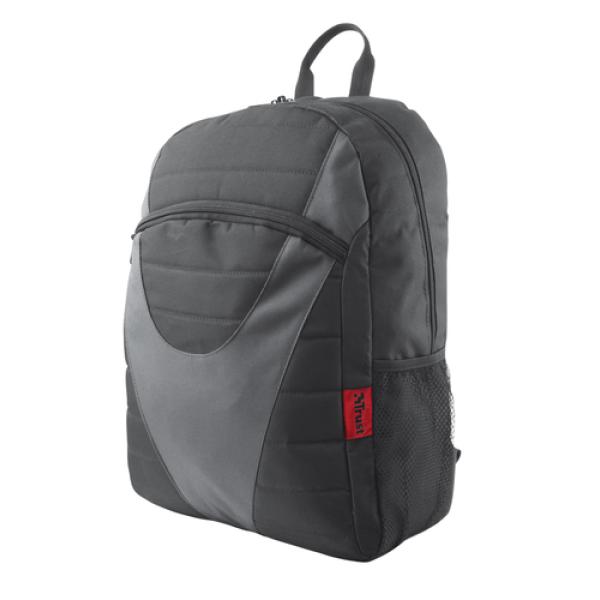 MOCHILA TRUST LIGHTWEIGHT BACKPACK PARA PORTÁTIL DE HASTA 16'/40.64CM - 2 BOLSILLOS LATERALES - ASA TRANSPORTE - PARTE TRASERA A