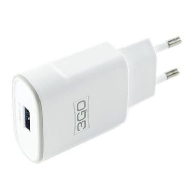 Cargador de Pared 3GO ALIMUSBH120/ 1xUSB/ 2A