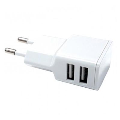 CARGADOR DE PARED GRAB'N GO GNG-138 BLANCO - 2*USB - 5V / 2.4A