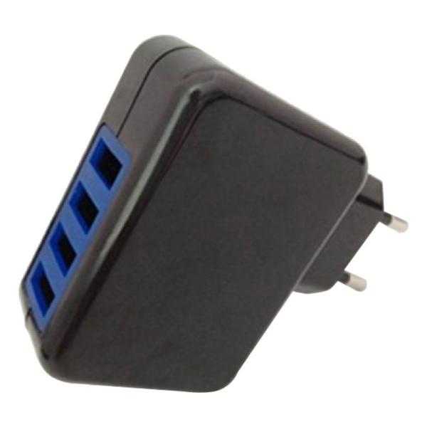 Cargador de Pared Leotec LECTAB4USB/ 4xUSB/ 2.1A