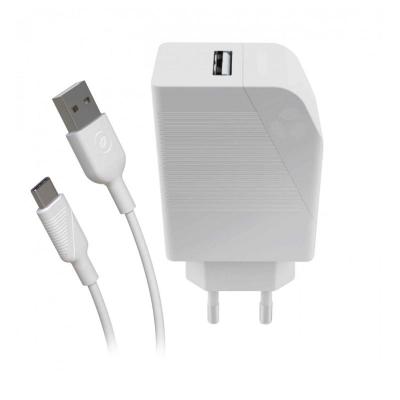 Cargador de Pared Muvit For Change MCPAK0002/ USB + Cable USB