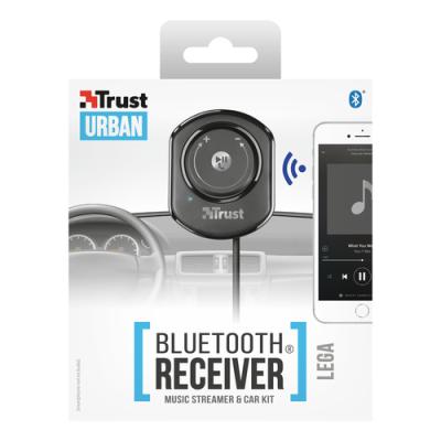 KIT RECEPTOR Y MANOS LIBRES BT PARA COCHE TRUST URBAN LEGA