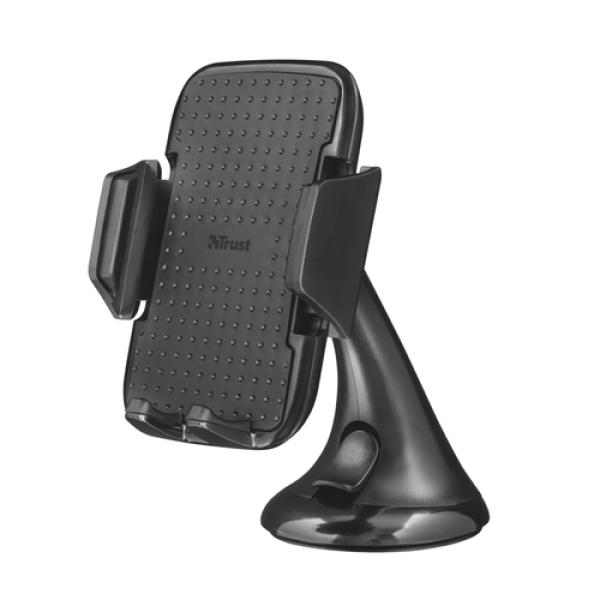 SOPORTE UNIVERSAL TRUST URBAN ZIVA - PARA SMARTPHONES MÓVILES HASTA 6'/15.24CM - ÁNGULO AJUSTABLE / GIRO 360º - VENTOSA SUJECIÓN