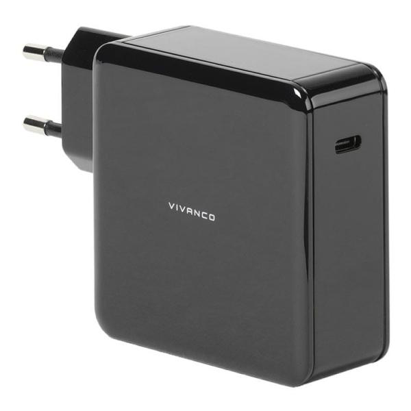 Cargador de Pared Vivanco 34316 / 1xUSB TIPO-C/ 3A