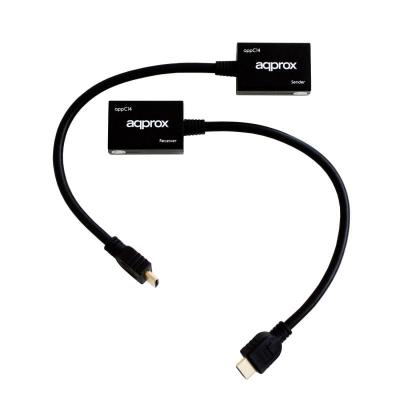 ADAPTADOR APPROX HDMI A RED APPC14- DEFINICIÓN HASTA 1080P - 3D