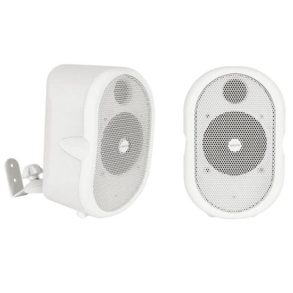 ALTAVOCES BLUETOOTH FONESTAR AMBIENT-20BT20BA BLANCOS - 2.0 - 2*10W RMS - ENTRADAS 1 + LÍNEA AUXILIAR / 2*RCA - SOPORTE DE FIJAC