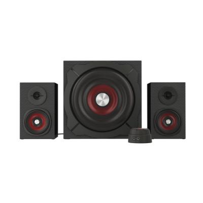 ALTAVOCES 2.1 GÉNESIS HELIUM 600 BLACK/RED - 60W RMS -