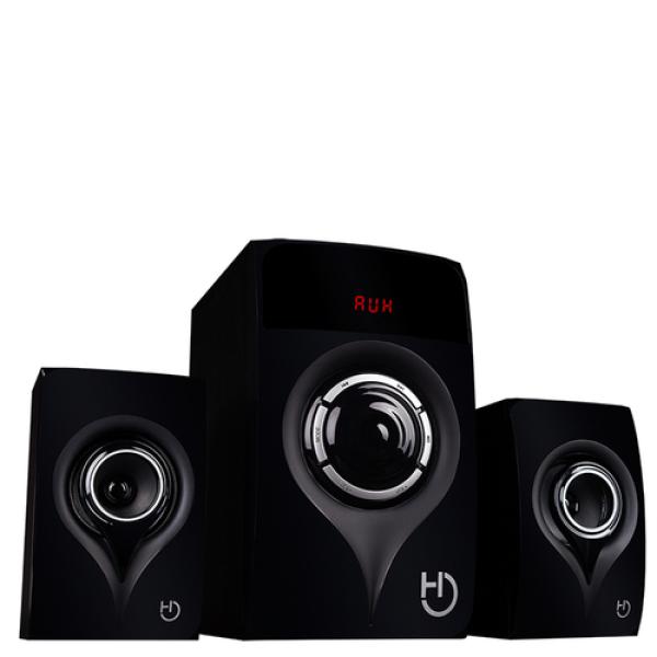 ALTAVOCES 2.1 HIDITEC H450 - 40W RMS - SUBWOOFER 5.25'/13.3CM - SATÉLITES 3'/7.62CM - BLUETOOTH - LECTOR USB/SD - LINE-IN - RADI