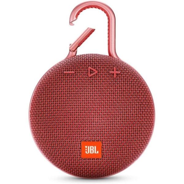 Altavoz con Bluetooth JBL Clip 3/ 3.3W/ 1.0/ Rojo