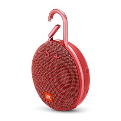 Altavoz con Bluetooth JBL Clip 3/ 3.3W/ 1.0/ Rojo