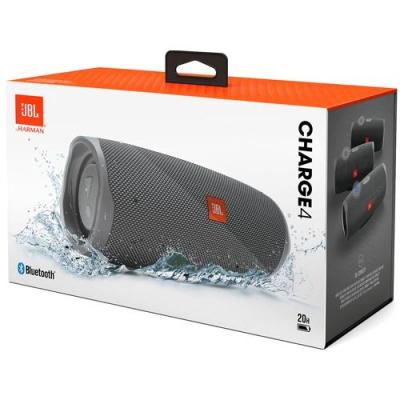 Altavoz con Bluetooth JBL Charge 4/ 30W/ 1.0/ Gris