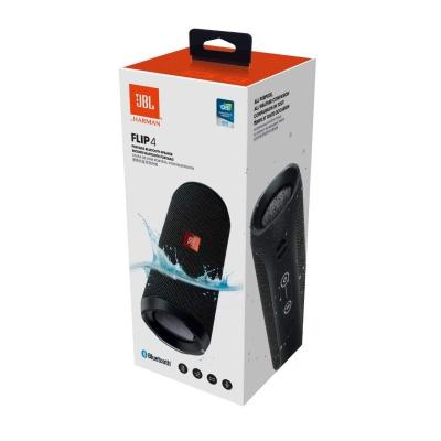 ALTAVOZ BLUETOOTH JBL FLIP 4 BLACK - 2*8W - IPX7 RESIST. 