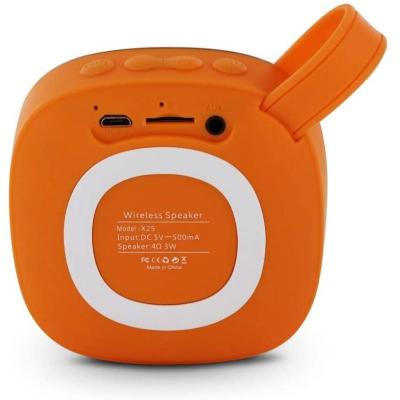 Altavoz con Bluetooth Muvit Life MLSSP0009/ 3W/ 1.0/ Naranja