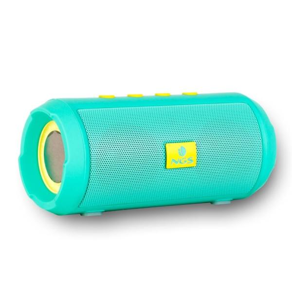 ALTAVOZ BLUETOOTH NGS ROLLER TUMBLER MINT - BT 4.2 - 6W - RADIO FM - USB - RANURA TARJETA MICRO SD - MANOS LIBRES - BAT 1200MAH