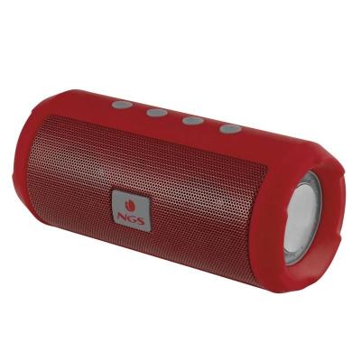 ALTAVOZ BLUETOOTH NGS ROLLER TUMBLER RED - 6W - RADIO FM - USB