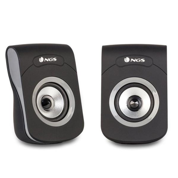 ALTAVOCES 2.0 NGS SB250 - 6W - CONTROL DE VOLUMEN - ENTRADA AUX - ACABADO EN GOMA - CABLE USB 1.20M