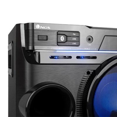 ALTAVOZ NGS SKY RIDER - 80W - BT - FM - USB/AUX IN - 6 AJUSTES