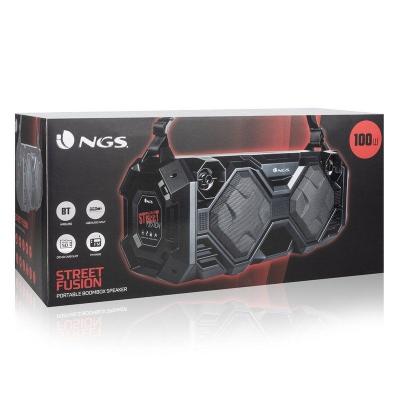 ALTAVOZ PORTÁTIL NGS BOOMBOX STREET FUSION - 100W - BLUETOOTH -