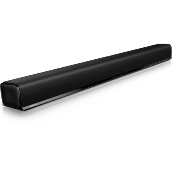 BARRA DE SONIDO PHILIPS HTL1190B - BLUETOOTH - ALTAVOCES 2X20W - VIRTUAL SURROUND - USB - ENTRADA DE LINEA - PERFIL BAJO