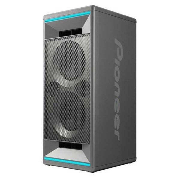 ALTAVOZ PIONEER CLUB 5 GRIS - 120W - BT 4.2 - JACK 3.5 - USB - RCA - TECNOLOGÍA KICK ENHANCE - ILUMINACIÓN MULTICOLOR - ASISTENC