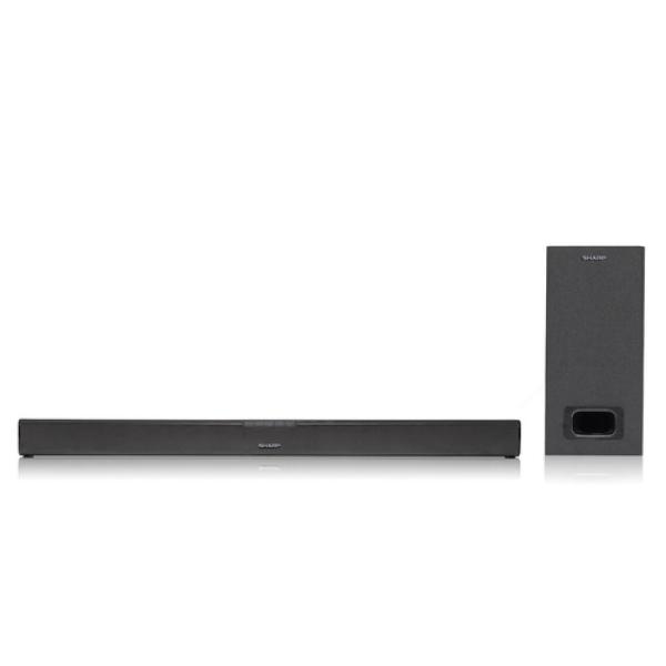 BARRA DE SONIDO SHARP HT-SBW110 - 180W (SUBWOOFER 30W RMS) - CANALES 2.1 - BLUETOOTH 4.2 - ÓPTICA - HDMI - AUX IN - MANDO A DIST