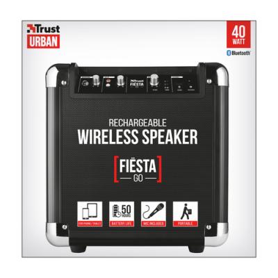 Altavoz Portable con Bluetooth Trust Urban Fiesta GO/ 40W