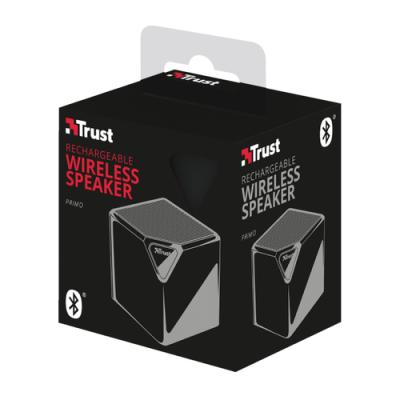 ALTAVOZ BLUETOOTH TRUST URBAN PRIMO BLACK - ENTRADA AUX - MICRO