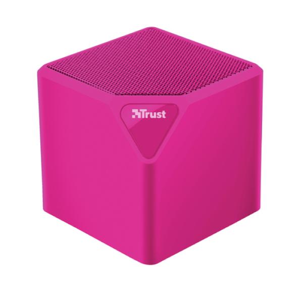 ALTAVOZ BLUETOOTH TRUST URBAN PRIMO PINK - ENTRADA AUX - MICRO SD - BATERÍA RECARGABLE - FUNC. MANOS LIBRES