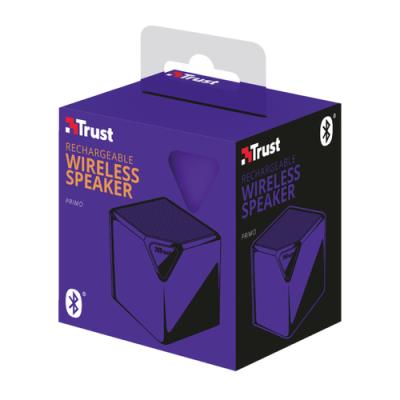 Altavoz con Bluetooth Trust Urban PRIMO/ 3W/ 1.0/ Purpura