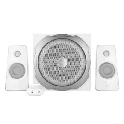 ALTAVOCES 2.1 TRUST TYTAN SPEAKER SET BLANCOS - 120W (60W RMS)