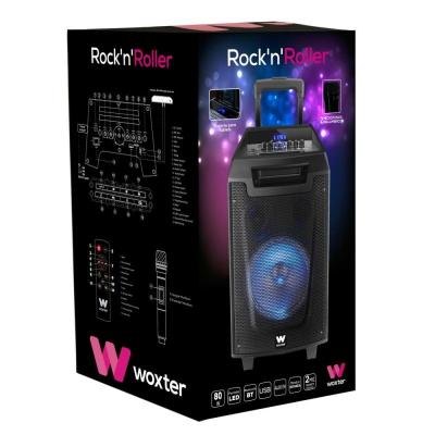 Altavoz Portable con Bluetooth Woxter Rock'n'Roller/ 80W