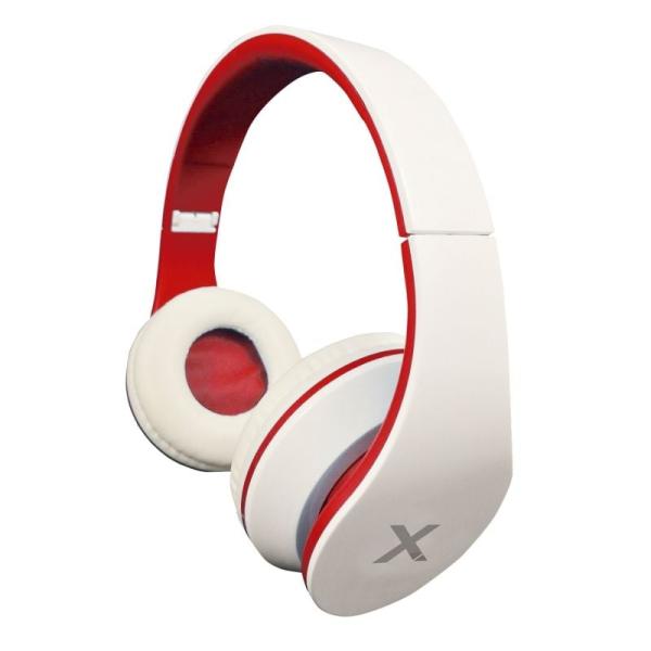 AURICULARES DIADEMA APPROX DJ JAZZ APPDJJAZZWR - ALTAVOCES 40MM - CABLE ANTI-ENROLLABLE 1.2M - BLANCO Y ROJO