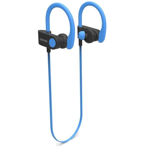 AURICULARES INTRAUDITIVOS BLUETOOTH DENVER BTE-110 BLUE - BT 4.2 - BATERÍA RECARGABLE - MICROUSB - FUNCIÓN MANOS LIBRES