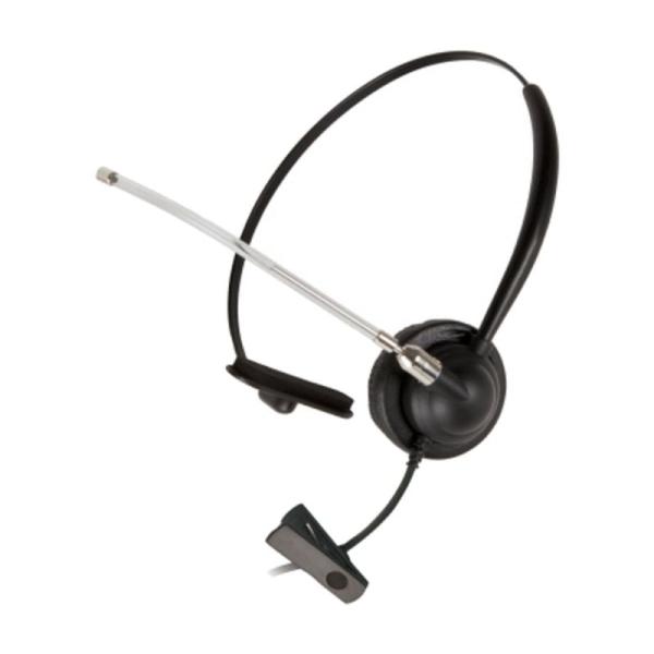 AURICULAR CON MICROFONO PARA TELEFONIA FONESTAR FMC-640 - MODULO MULTICONFIGURACION - CABLE DESCONEXION RAPIDA Y PINZA SUJECION