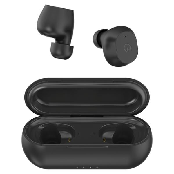 Auriculares Bluetooth Hiditec Kondor con estuche de carga/ Autonomía 6h/ Negros