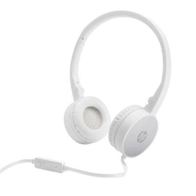 AURICULARES HP H2800 PLATEADO/BLANCO - MICRÓFONO INTEGRADO CON