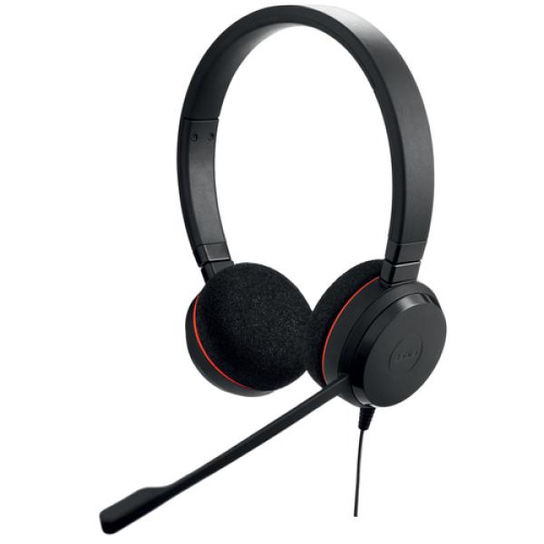 Auriculares Jabra Evolve 20 Estéreo/ con Micrófono/ USB 2.0/ Negros