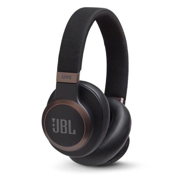 AURICULARES BLUETOOTH JBL LIVE 650BTNC BLACK - CANCELACIÓN ACTIVA DE RUIDO - BATERÍA RECARGABLE 700MAH - JACK 3.5 - FUNCIÓN MANO