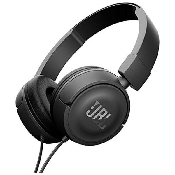 AURICULARES JBL T450 BLACK - 20 HZ-20 KHZ - MICRÓFONO EN CABLE - PLEGABLES - JACK 3.5MM - FUNCIÓN MANOS LIBRES