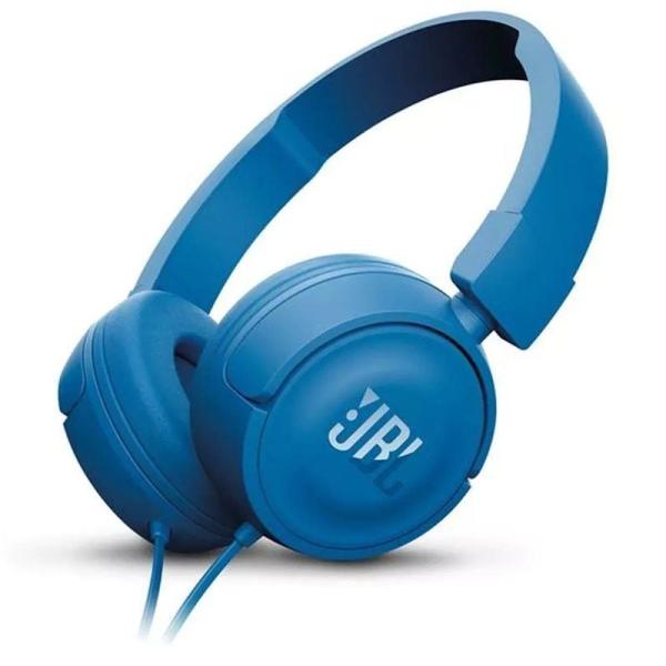 AURICULARES JBL T450 BLUE - 20 HZ-20 KHZ - MICRÓFONO EN CABLE - PLEGABLES - JACK 3.5MM - FUNCIÓN MANOS LIBRES