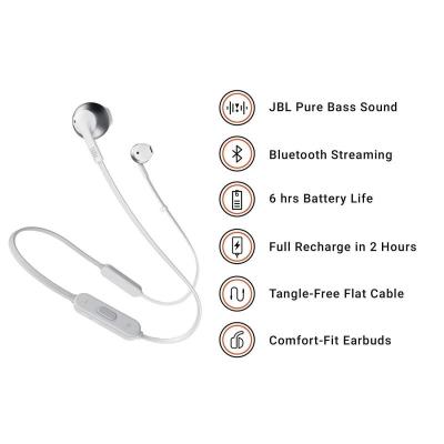 Auriculares Inalámbricos Intrauditivos JBL Tune 205BT/ con