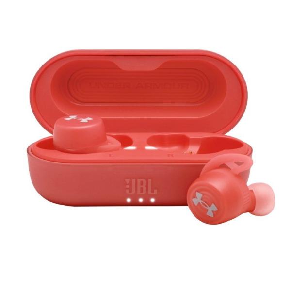 Auriculares Bluetooth JBL UA True Wireless Streak con estuche de carga/ Autonomía 6h/ Rojos