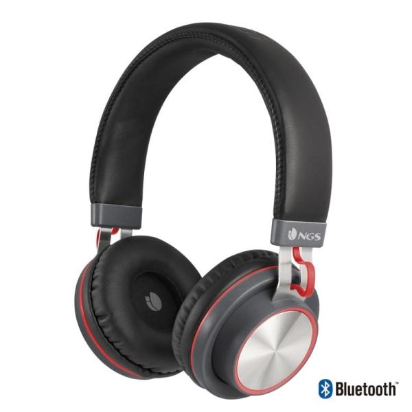 Auriculares Inalámbricos NGS Ártica Patrol Red/ con Micrófono/ Bluetooth/ Rojo