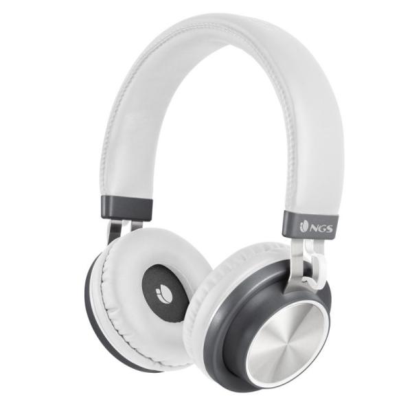 Auriculares Inalámbricos NGS Ártica Patrol/ con Micrófono/ Bluetooth/ Blanco