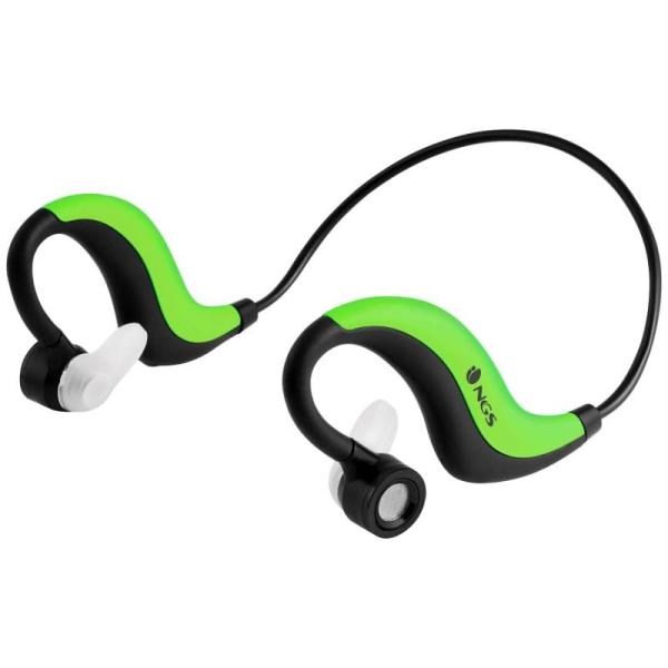 AURICULARES DEPORTIVOS POR BLUETOOTH GREEN ÁRTICA RUNNER - ESTÉREO - RADIO ACCIÓN 10M - FUNCIÓN MANOS LIBRES - 30 GRAMOS - BATER