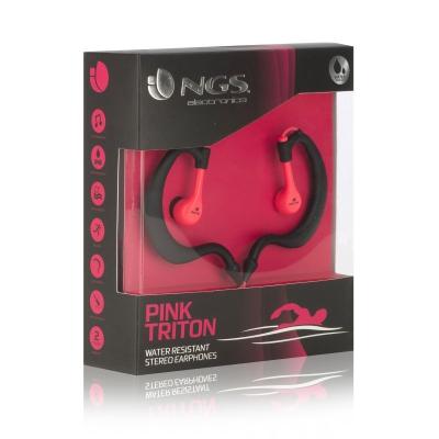 Auriculares Deportivos NGS Tritón/ Jack 3.5/ Rosas