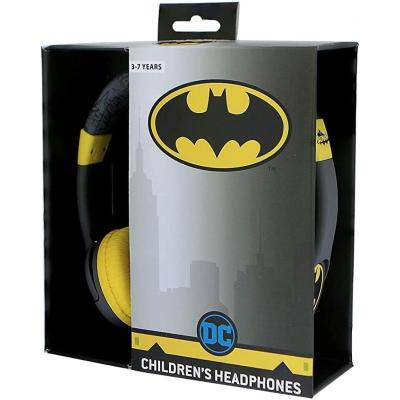 Auriculares Infantiles OTL Batman Bat Signal/ Jack 3.5/ Grises